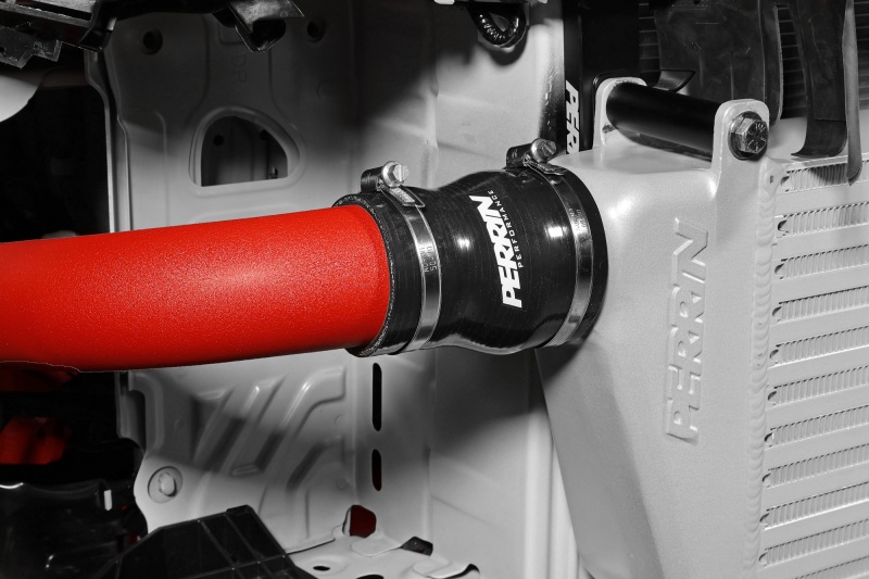 Subaru WRX Front Mount Intercooler - Perrin Performance - Red Tubes & Silver Core - `22-`25